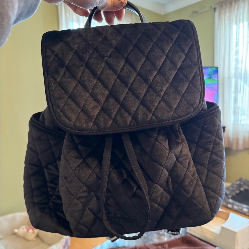Black Velvet Vera Bradley Backpack